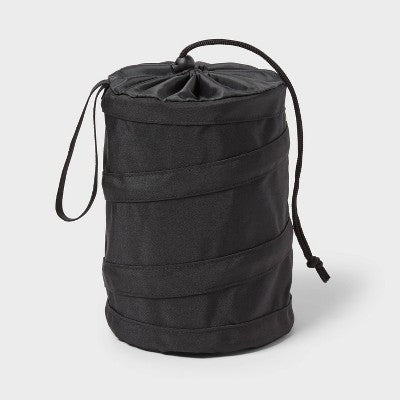 Mały kosz na śmieci do samochodu, czarny