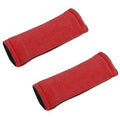 Miękkie osłony na klamkę drzwi auta z imitacji zamszu, czerwone (2 szt.)
