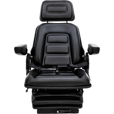 Regulowany fotel amortyzowany z oparciem i podłokietnikami