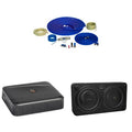 Zestaw subwoofera w obudowie slim z wzmacniaczem i pokrętłem basu