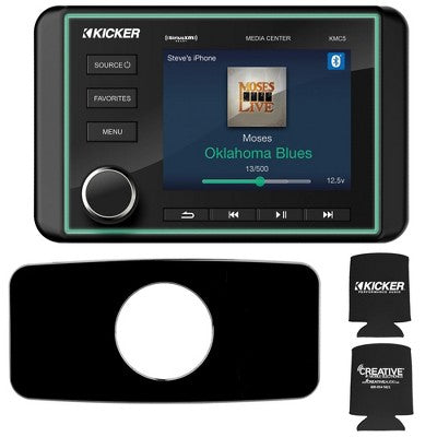 Wodoodporne radio z uniwersalnym zestawem montażowym 3\" do deski