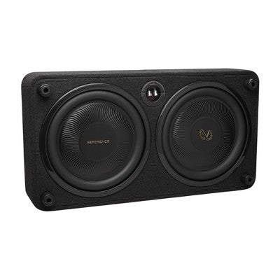 Zestaw subwoofera w obudowie slim z wzmacniaczem i pokrętłem basu