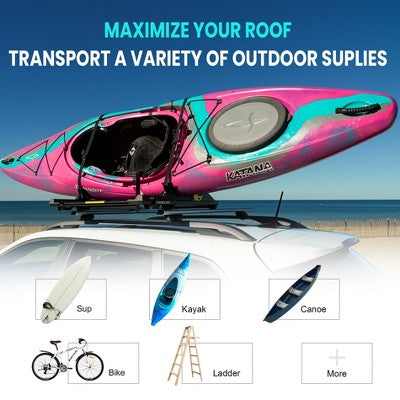 Podnośnikowy system załadunku kajaka na dach, 100 kg